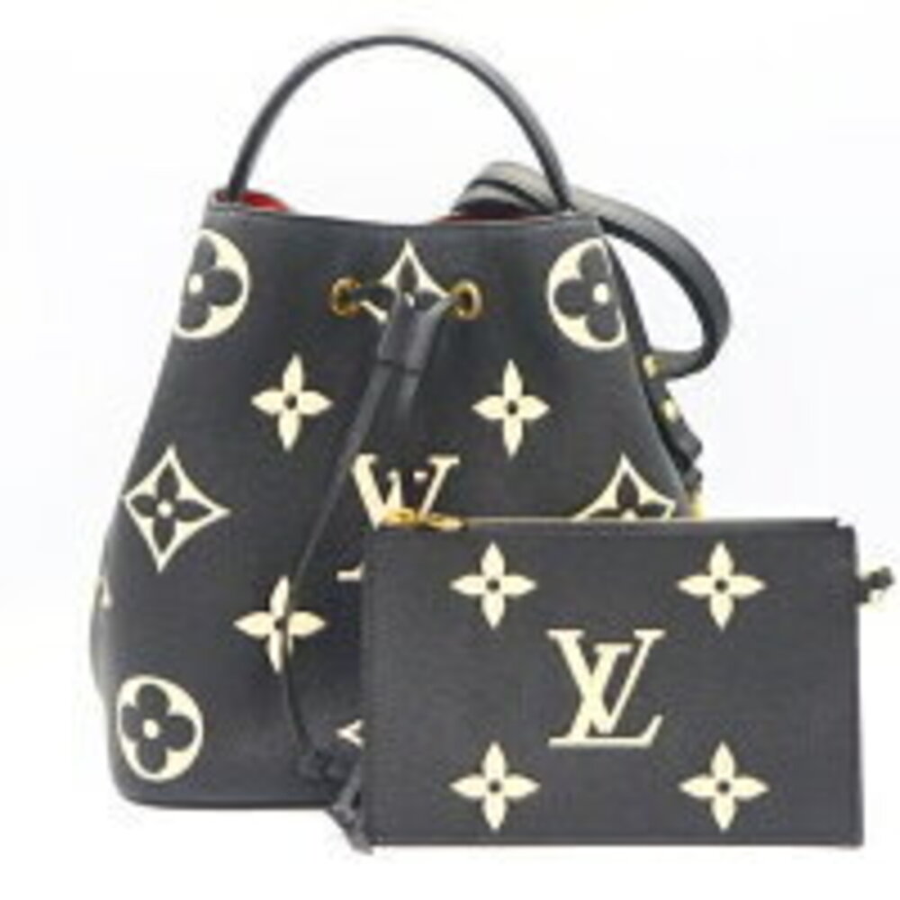 Louis Vuitton Neo Noe Bicolor Empreinte Shoulder Bag Hobo Handbag Drawstring